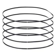 GT-2 848mm 3D Printing Strap, 5pcs 6x2mm, Closed Ring Black