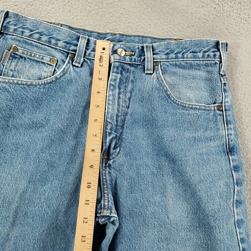 Carhartt Jeans Herren 33x30 Blau Straight Relaxed Fit Distressed B17 DST - Bild 5 von 12