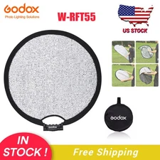 US Godox 55CM W-RFT55 Collapsible Windproof Reflector Portable Diffuser Disc