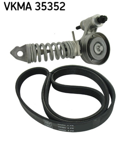 Keilrippenriemensatz SKF Vkma 35352 FüR S10 Meriva Opel Astra Caravan P10 GTC-image