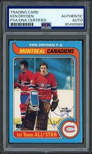 Ken Dryden Signed 1979-80 O-Pee-Chee Card #150 Canadiens PSA/DNA #85490989