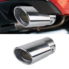 Stainless Steel Car Exhaust Tip Muffler Exhaust Adjustable Style 1 Straight