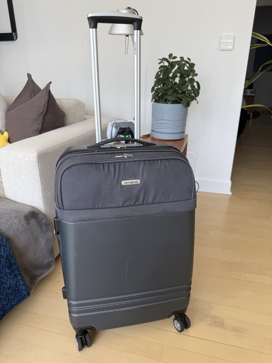 Samsonite Hard Sided 4 Wheel Spinner Expandable Checked Luggage