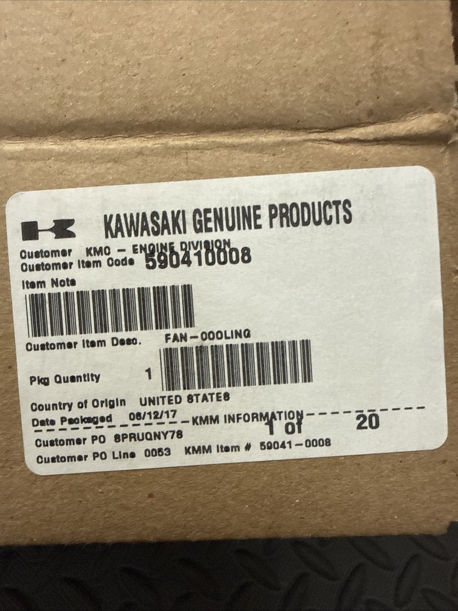 OEM Kawasaki 59041-0008 Genuine OEM Fan Wheel | eBay
