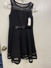 NWT Calvin Klein Black Dressy Dress Size 12 Reg Sleeveless Back Zipper