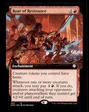 Roar of Resistance LP Light Play Phyrexia Commander MTG [12451]