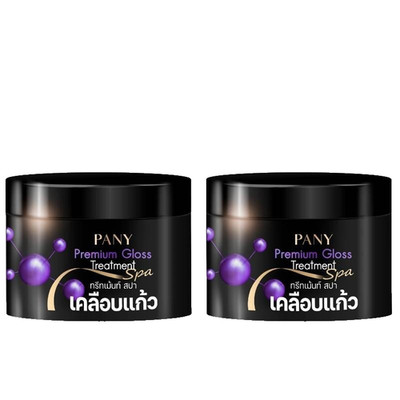 2x PANY Premium Gloss Hair Treatment Spa Keratin Bonding the hair shaft 300ml