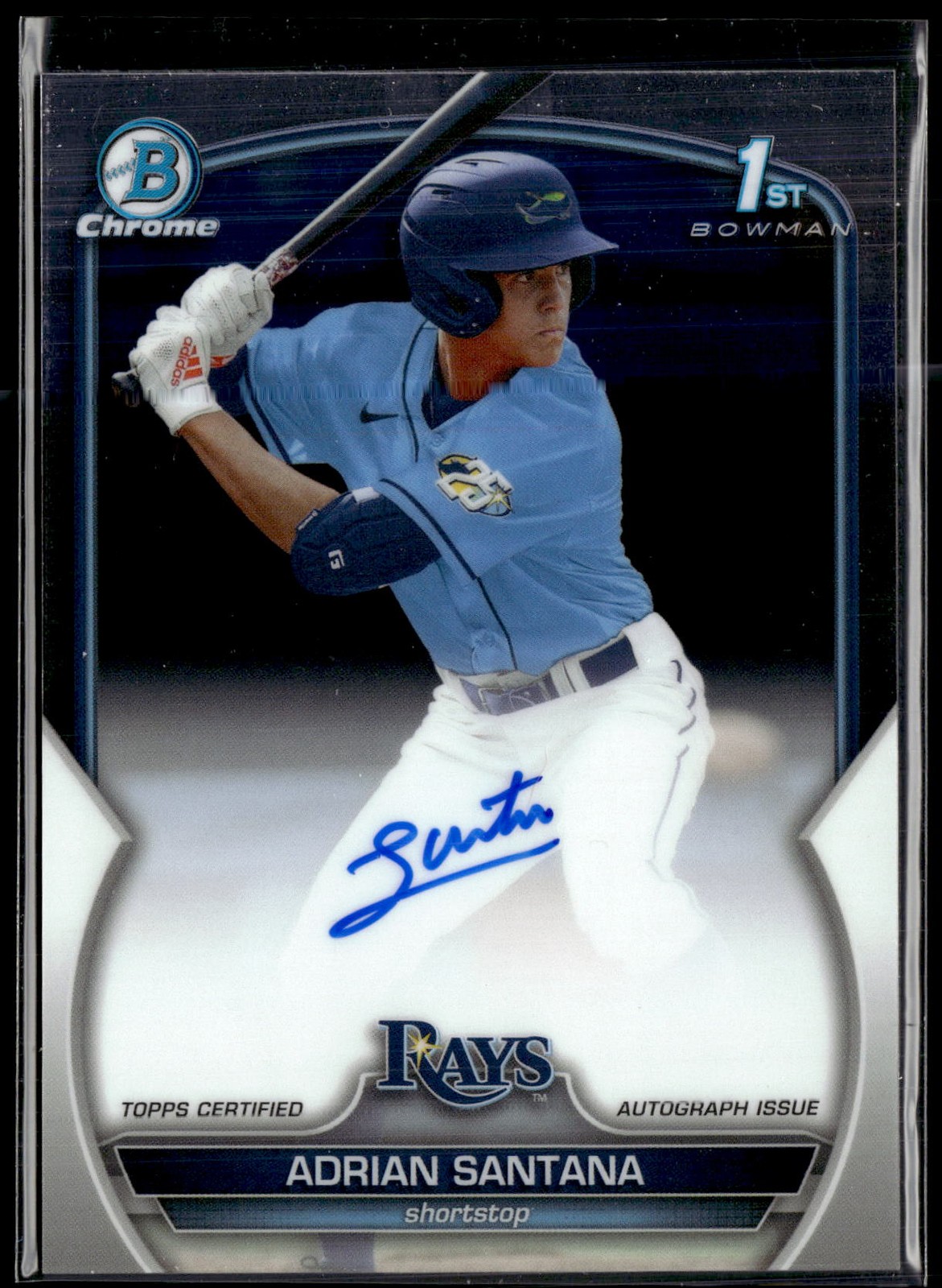 2023 Bowman Draft #CDA-AS Adrian Santana Chrome Prospect Autographs