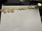 1940-1964 mixed dates Washington Quarters One Full Roll of 40 coins Circulated