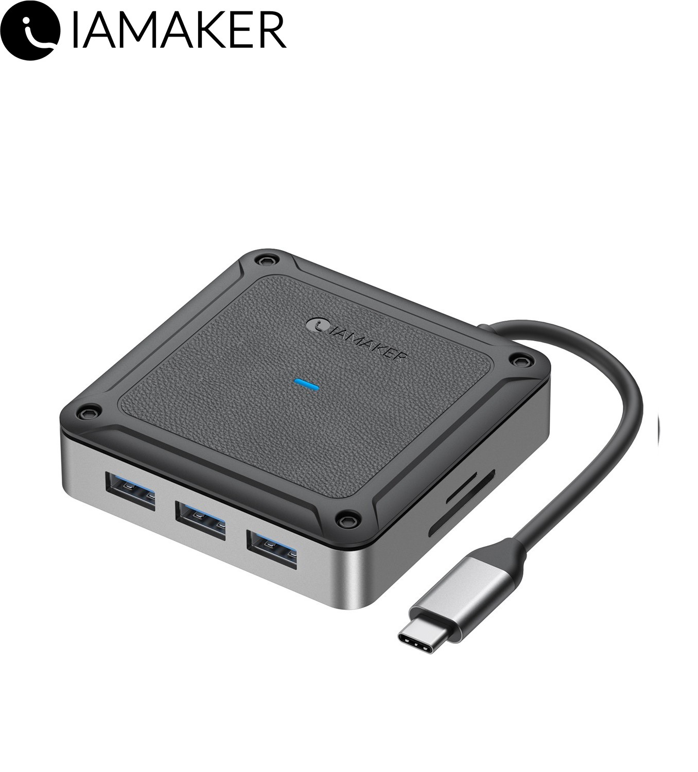 6 /8 IN 1 USB C Hub PD Ethernet Hub With 4K@60Hz HDMI Port SD and TF Card Reader