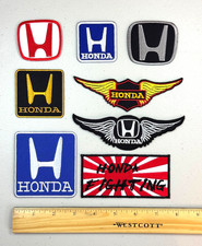 Embroidered 8-Patch Set - Iron-on - Racing - Autos - Drifting - Import - Honda