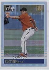 2019 Panini Donruss Retro 1985 Press Proof /5 Luis Ortiz #228 8td