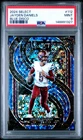 Jayden Daniels 2024 Panini Select #112 Blue Disco PSA 9 #/25