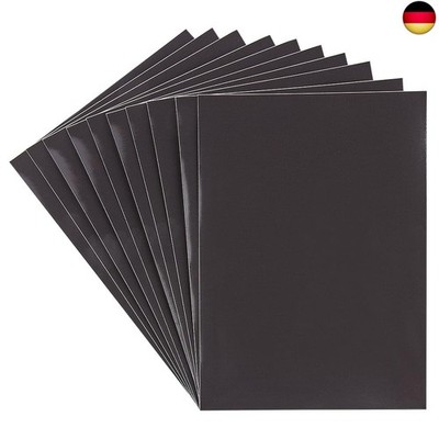 Ideen mit Herz Magnetbogen | Magnetplatten | selbstklebend | 0,6 mm stark | 10