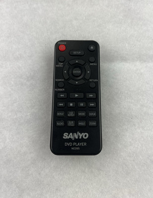 SANYO REMOTE NC095UL DVD PLAYER FWDP105 FWDP105F FWDP105FA FWDP175F