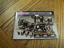 Vintage Pentax Lenses And Accessories Handbook Japan 1982