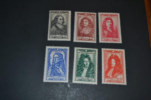 FRANCE SCOTT #B179-B184 FAMOUS FRENCHMEN SEMI-POSTAL MH SET OF 6