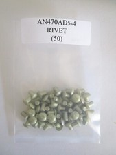 AN470AD5-4 Solid Rivet 5/32 x 1/4" Aluminum Alt. to MS20470AD5-4 - Lot of 50