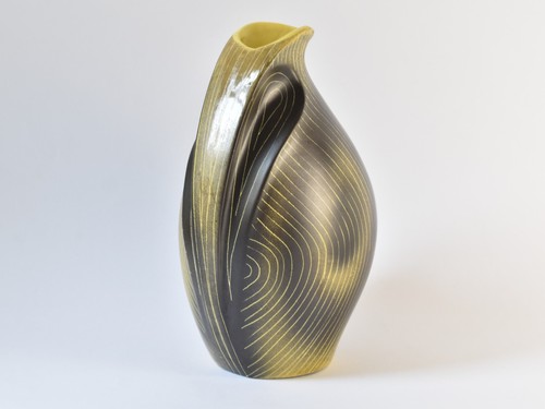Saint Clement France Keramik Vase Mid Century Vintage Design Frankreich 9030 - Picture 2 of 8