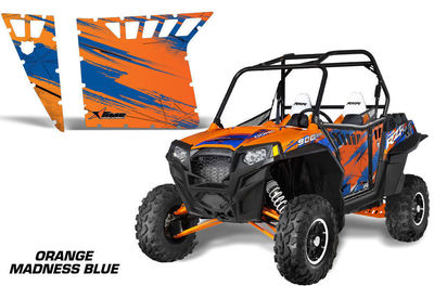 AMR Racing UTV Door Graphics for Polaris RZR 800S/900XP Pro Armor Doors ...