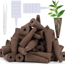 61 Pack Grow Sponges, Replacement Root Growth Sponges Seed Pods Compatible with 0.24 per gallon
