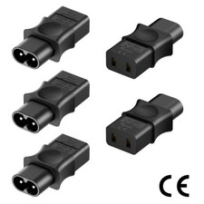  5PACK IEC C8 to C9 Adapter For Roland MK-80, D-50 Synthesizer,MKS-20/ SG1D