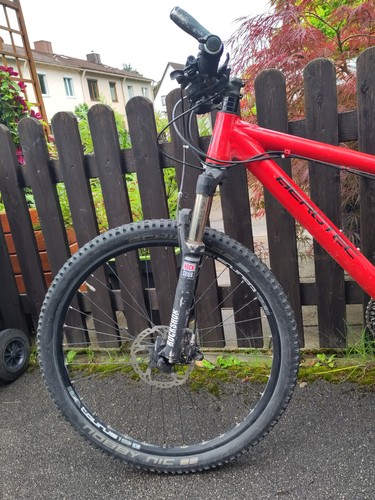 trailerprobtes Mountainbike Bergtec rot Sitzrohrhöhe 40cm - Bild 5 von 6