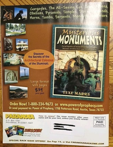 2008 Fall Issue 48 Paranoia Magazine Obama and Mentor  - Picture 8 of 8