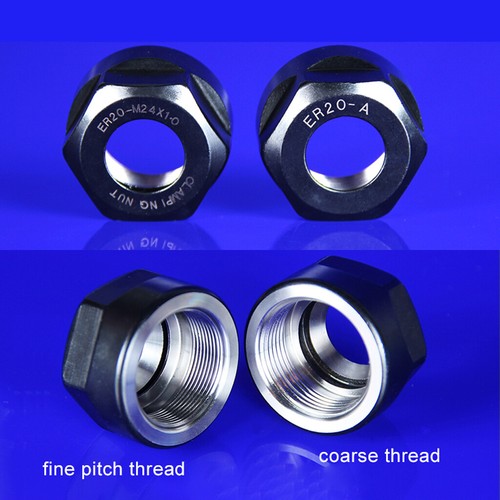 Spring Collet CNC Milling Lathe Chuck Or Clamp Nut ER11 ER16 ER20 ER25 ER32 All - Picture 5 of 118