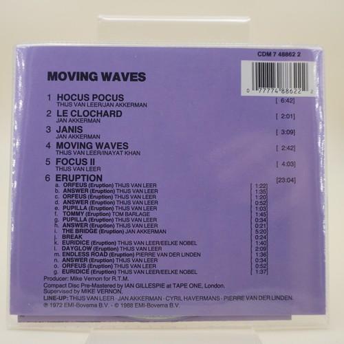 Focus – Moving Waves | CD | Zustand sehr gut - Bild 2 von 2