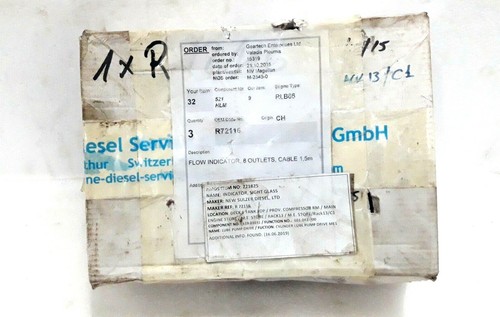 Indicatore di flusso olio, 8 porte con sensore induttivo Baumer DI 12.82.01/1 - Foto 9 di 9