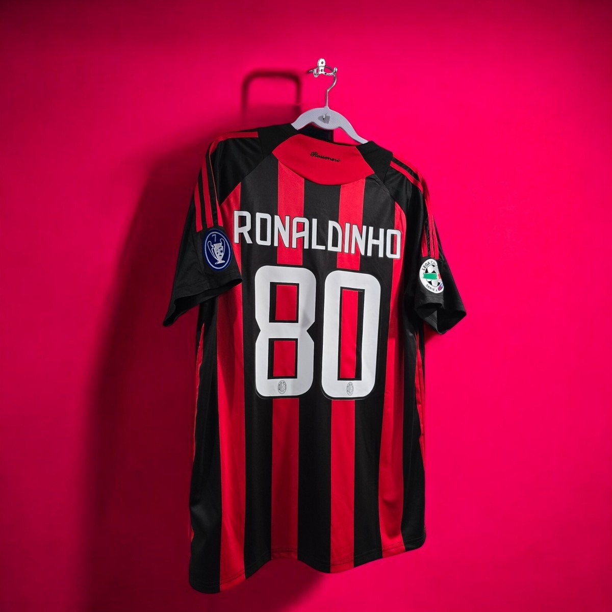 AC MILAN HOME 2008/2009 - Retro Jersey - Football Soccer