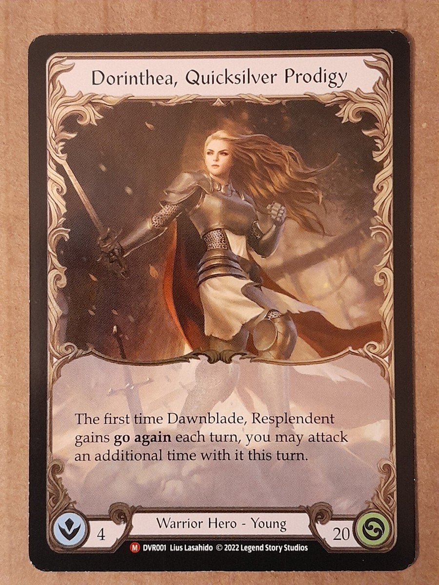 Flesh and Blood Dorinthea, Quicksilver Prodigy DVR001 NM-Mint | eBay