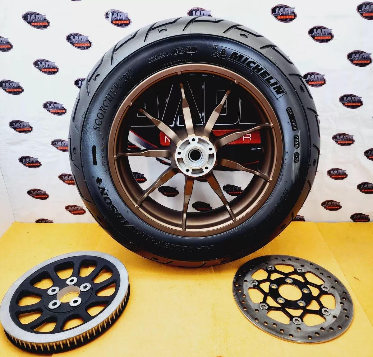 Used motorcycle wheels harley hotsell