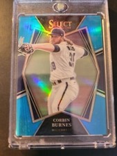 2022 Panini Select Premier Light Blue Prizm #135 /149 Corbin Burnes Brewers