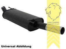 Sportauspuff Endschalldämpfer für Seat Ibiza 6J 1 x 60mm RL-Design