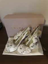 Freya Rose Bridal / Wedding Shoes Size 3 Ivory Satin Unused