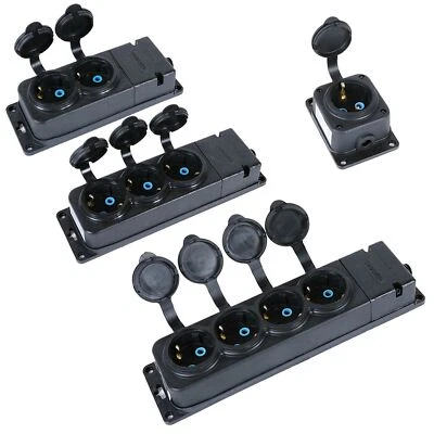 ETT Steckdose Steckdosenleiste IP44 Wandsteckdose Außensteckdose Mehrfachsteckdose