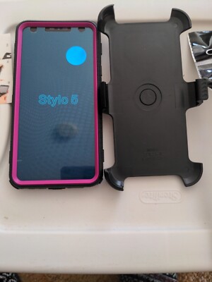 LG Stylo Hybrid Case Defender Shockproof with (Belt Clip Fit Otterbox) 