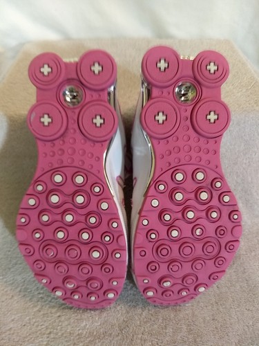 Nike Shox NZ "Weiß Pink" Damen-Sportschuhe, Größe: 7 #JR20-8 - Bild 7 von 8