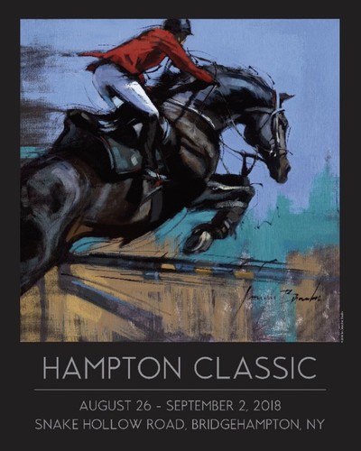 2018 Original Hampton Classic Horse Show Poster Jennifer Brandon