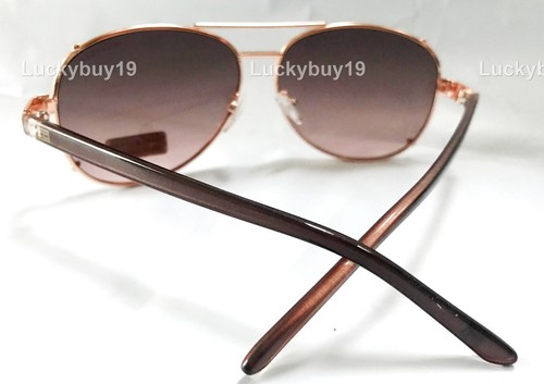 NEW Tommy Hilfiger BRADSHAW Brown Gold Aviator Sunglasses Gift idea /759/ New - Picture 8 of 9