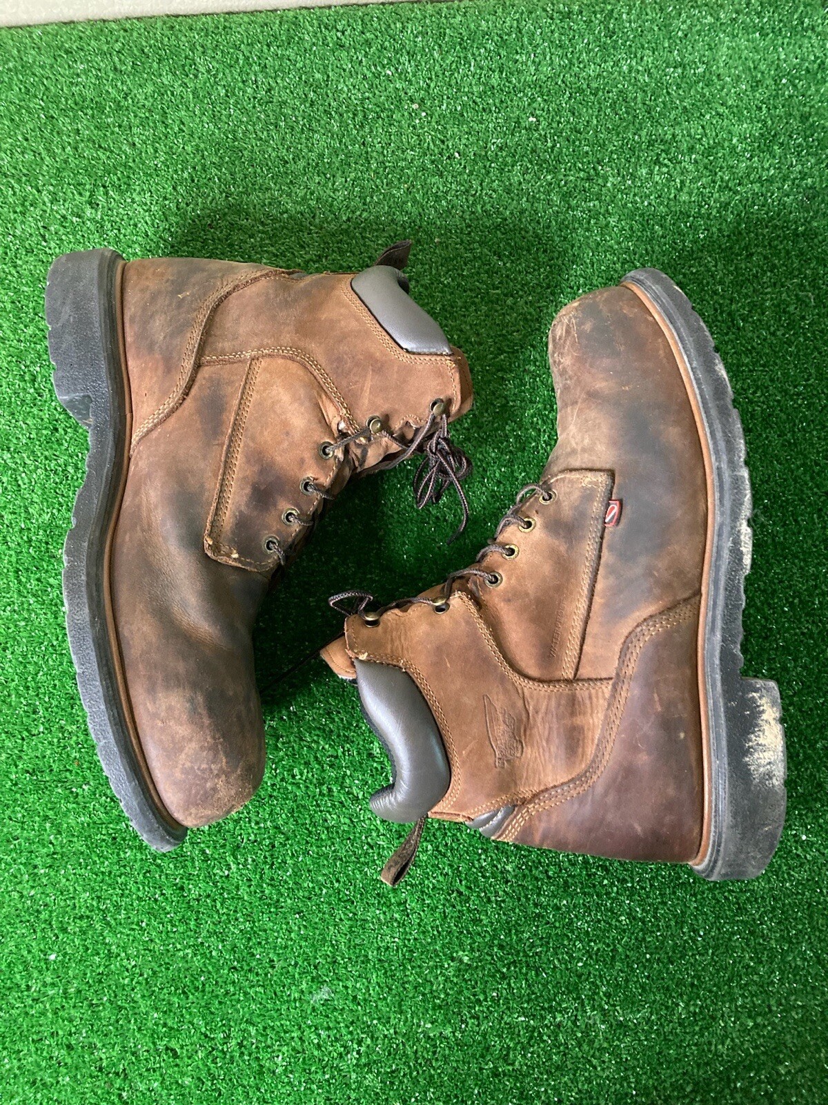 red wing toe boots mens size 14 USA Gem