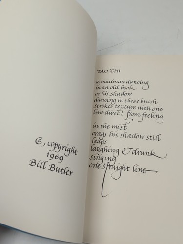The Gertrude Stein Cookbook, (Short Poems) By Bill Butler. SIGNED Ltd. Ed - Picture 4 of 10