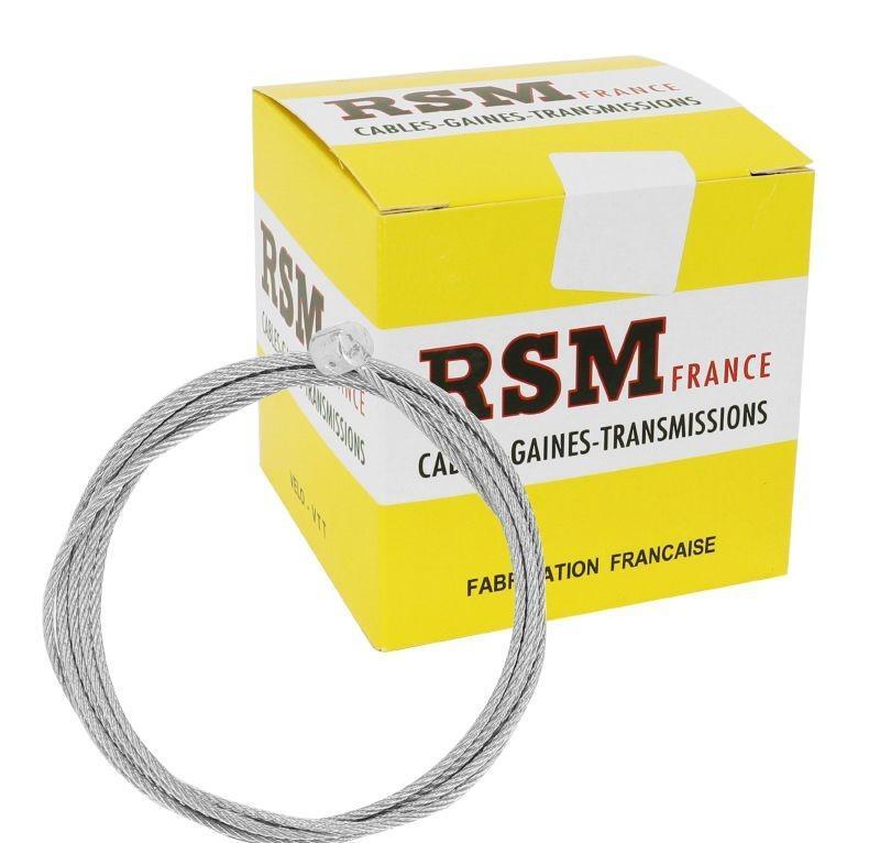 Cable d'embrayage moto 8x9 d.2.0mm lg 1,80m anti casse pack de 10 cables acier