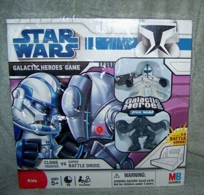 New Star Wars Galactic Heroes Red Battle Droid Green Clone Trooper Action Figure
