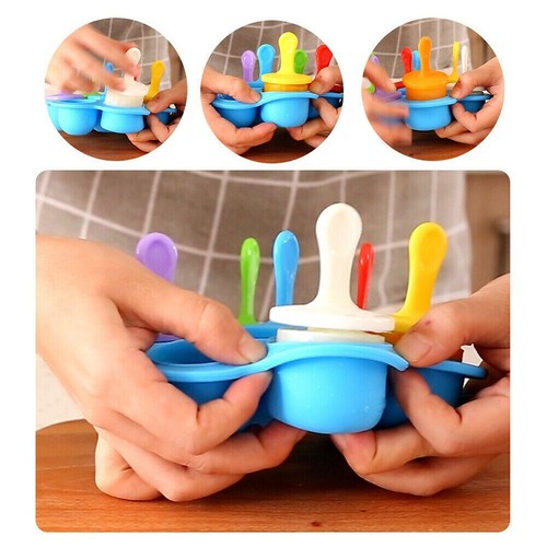 High Quality Food Grade Silicone Mini Ice Lolly Cream Maker Mold Tray For Diy - Picture 6 of 10