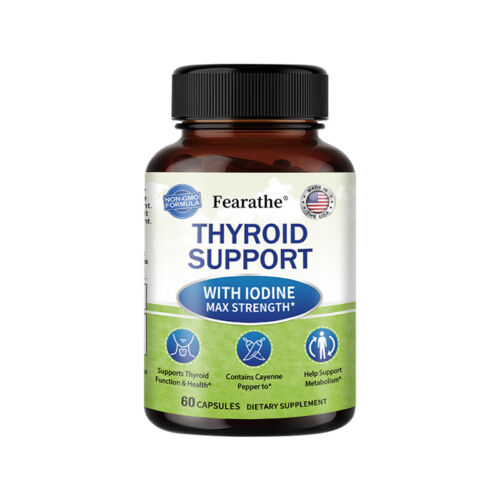 Advanced Thyroid Support Supplement mit Jod Kapseln Kostenloser Versand - Bild 12 von 13