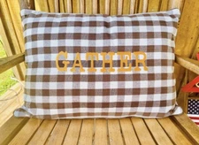 Fall Gather Pillow 20”x14”