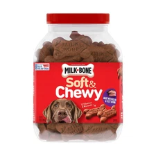 Milk-Bone Soft & Chewy Dog Treats - Beef & Filet Mignon with Chuck Roast, 37 oz.